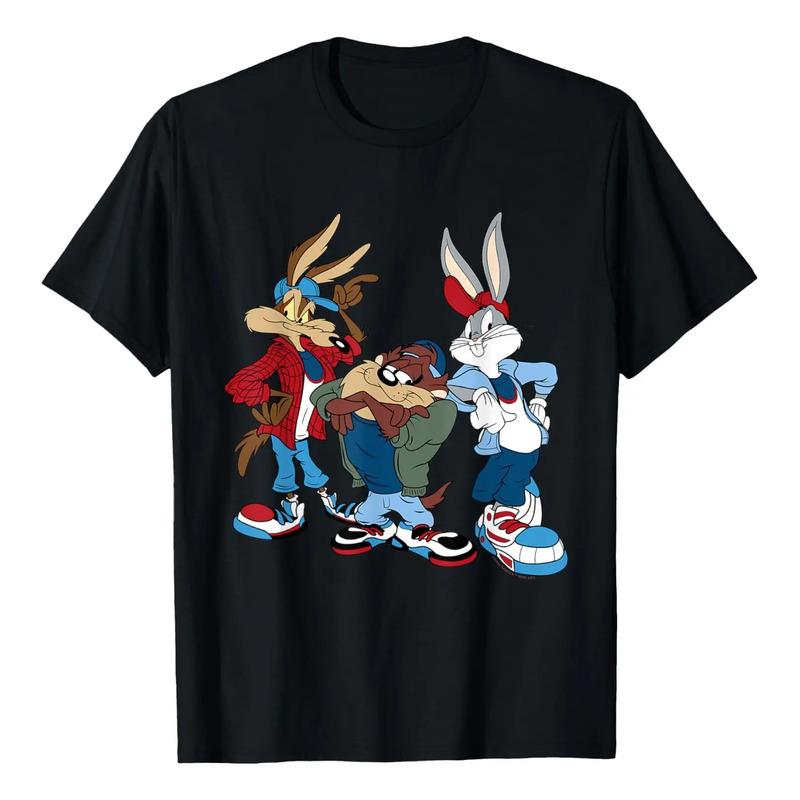 Camiseta De Los Looney Tunes Con Wiley, Bugs Y Taz S