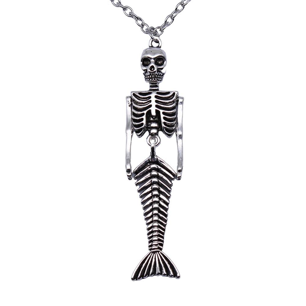 Eagles Gothic Pendant Necklace Gothic Steampunk Halloween Jewelry 45cm or 70cm Long Chain