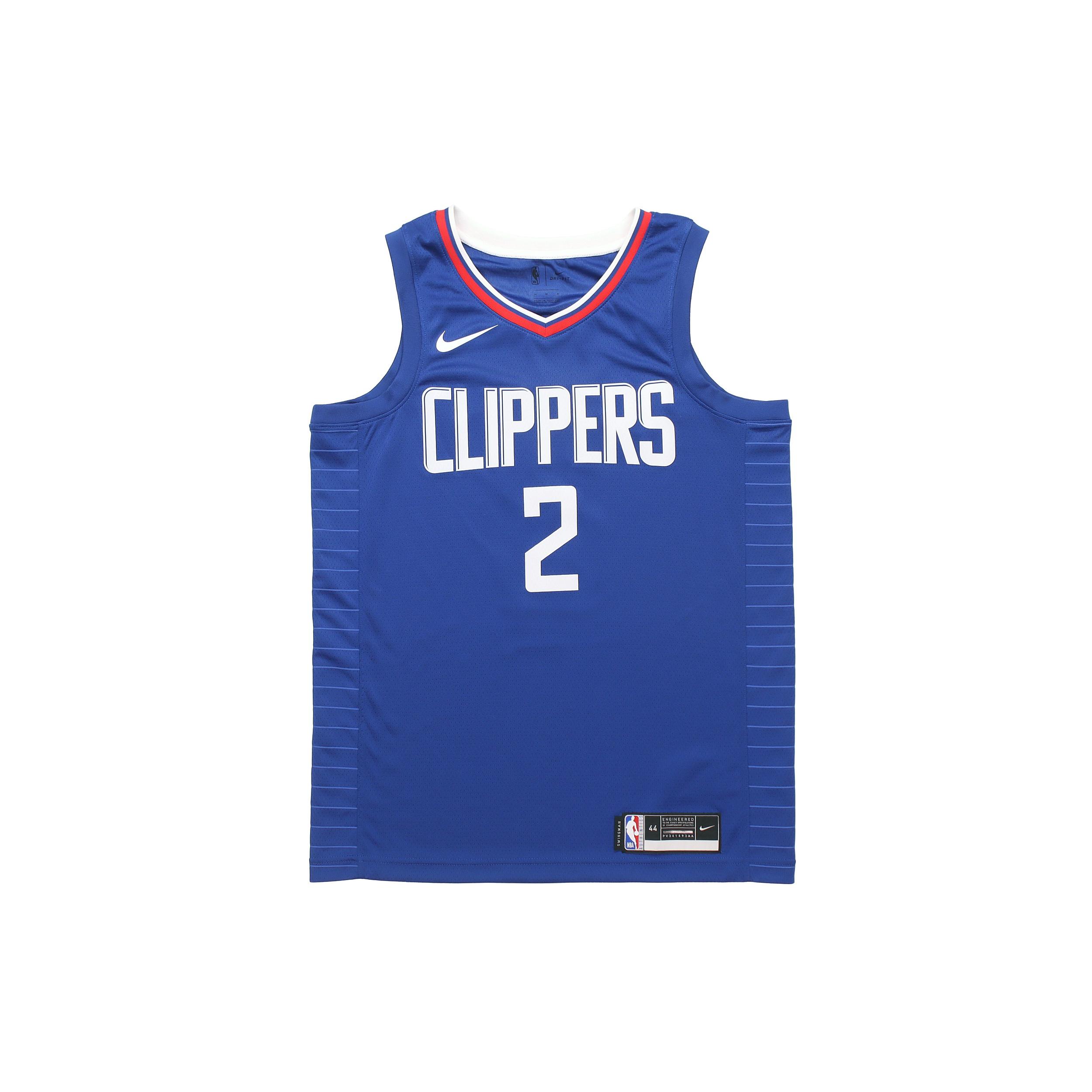 Nike X NBA Clippers Basketball Jerseys Men s Blue Moderate Bib & Brace CW3668-402 M