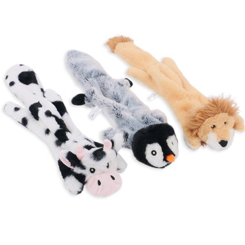 Interactive Plush Dog Toy with Sound for Chewing and Mental Stimulation