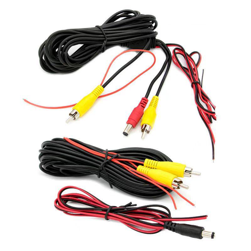 Car rearview camera video line AV Lotus universal reversing is used to connect the reversing camera car multimedia monitor.