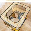 Foldable Pet Pen Dog Crate Portable Playpen for Dog Puppy Cats Top Removable Zipper Mesh Dog Cat Tent Kennel with Carrying Bag