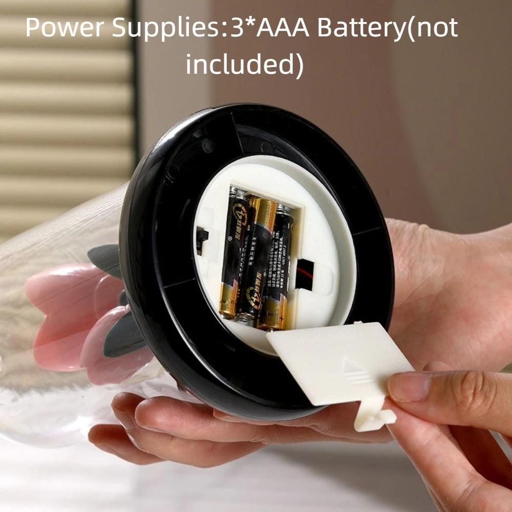 Romantic Eternal Tulip Lamp with Lampshade Pink Tulip Night Light Luminous Simple Bedroom Bedside Lamp Wedding Decor