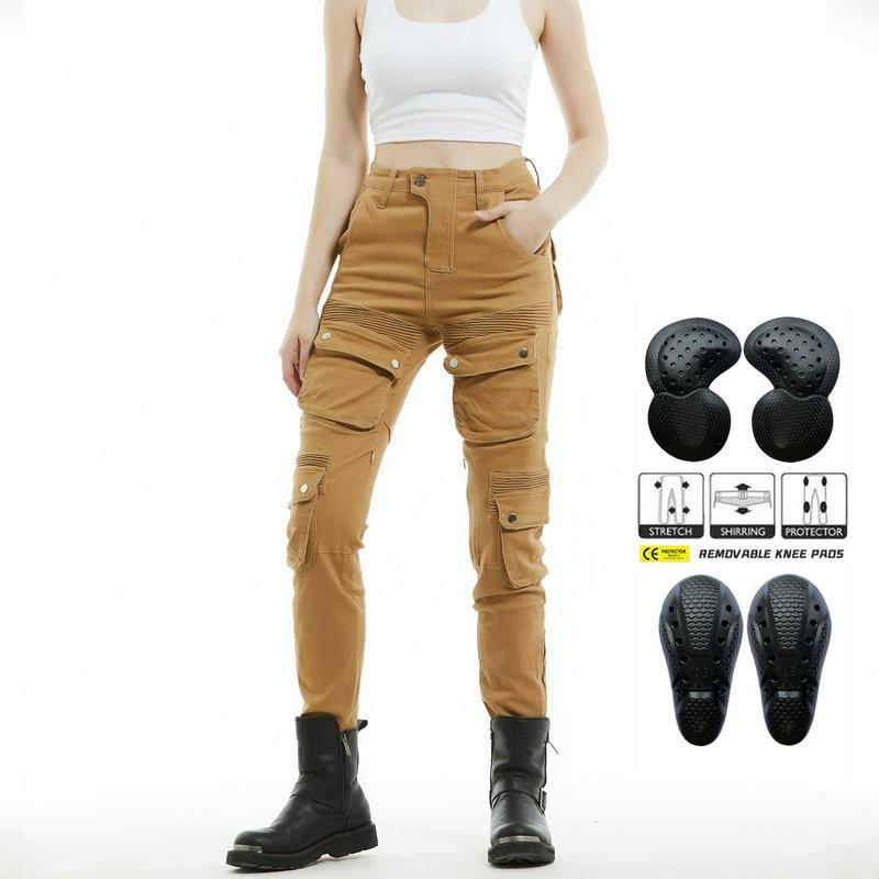 Womens Motorcycle Riding Pants Casual Vintage