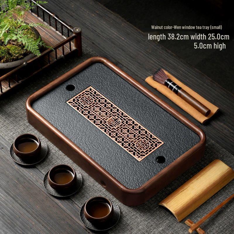 

Versatile Chinese Solid Wood Tea Tray