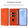 Wallet Case for Galaxy S25 Ultra - Leather/PU, Orange