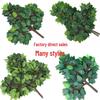 Artificial Banyan Branches with Laminated Plastic Leaves for Landscaping and Decoration
