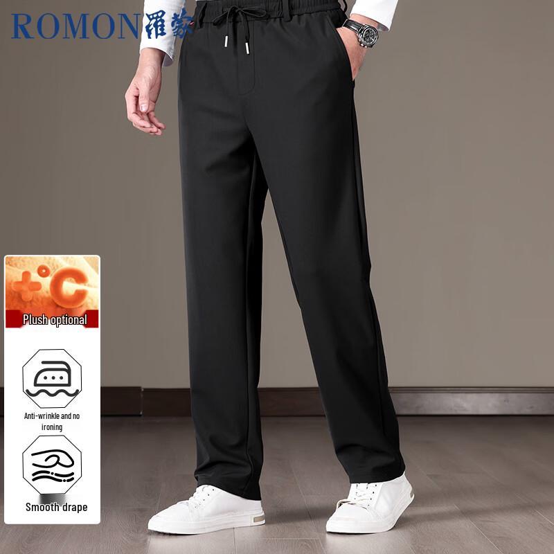 ROMON Men s Autumn/Winter Straight-Leg Trousers M