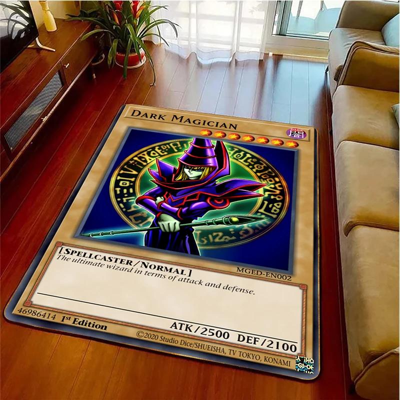 Dark Magician Carpet for Living Room Bedroom Rug Door Kitchen Kid Unslip Floor Mats Birthday gift photography props Alfombra Rug