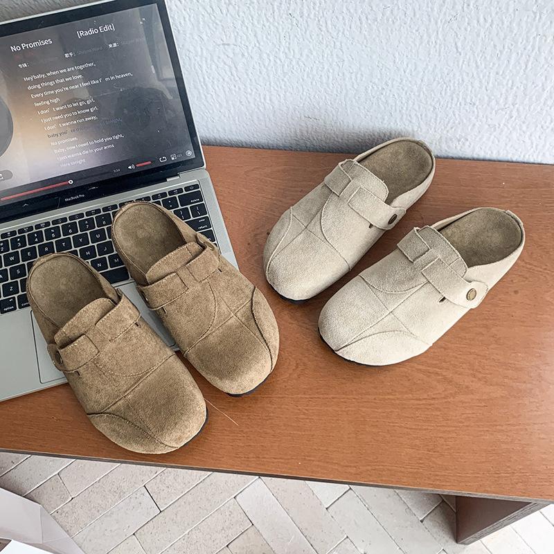 Limited Time Deal! Stylish & Comfort - Oriented! Women's Suede  - Style Mules A Must - Have for Casual Chic