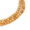 Shingon Buddhist Prayer Boxwood and 2 Shaku Rikyu Bonten Style In a Paulownia Wood Box Beads, Tsuge, (1.5m), (Golden Brown),
