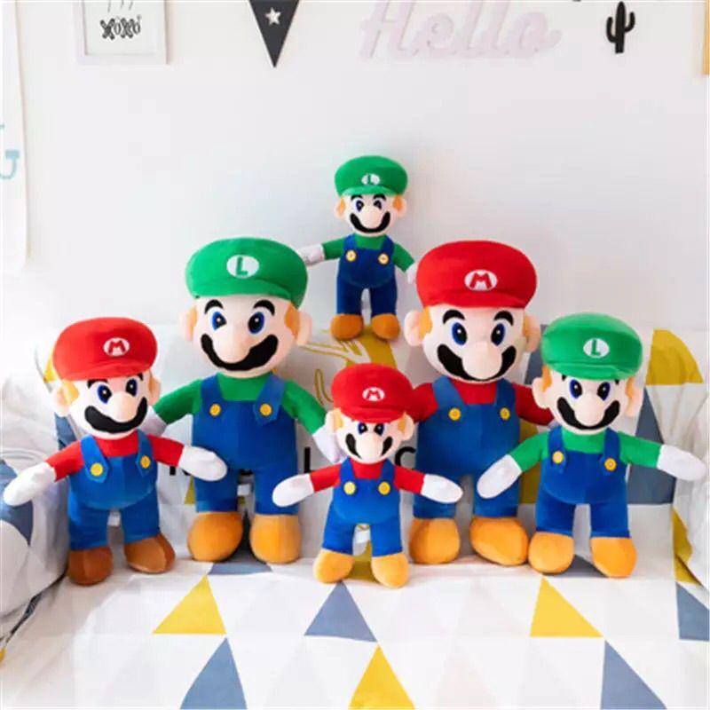 Adorable Mary Plush Toy Cartoon Mario Doll Pillow For Childrens Birthday Gift