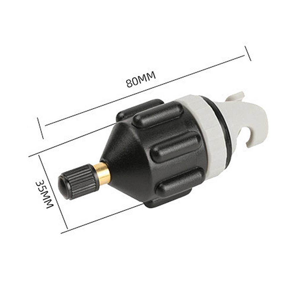 Nylon Air Valve Adaptor Wear Resistant Rowing Boat Air Valve Adaptor Kayak Inflatable Pump Adapter for Board