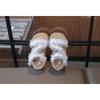 Girls' Lace Sandals | Fashionable Anti-Slip Soft-Sole Beach Shoes for Toddlers & Little Girls Elegant Party Shoes