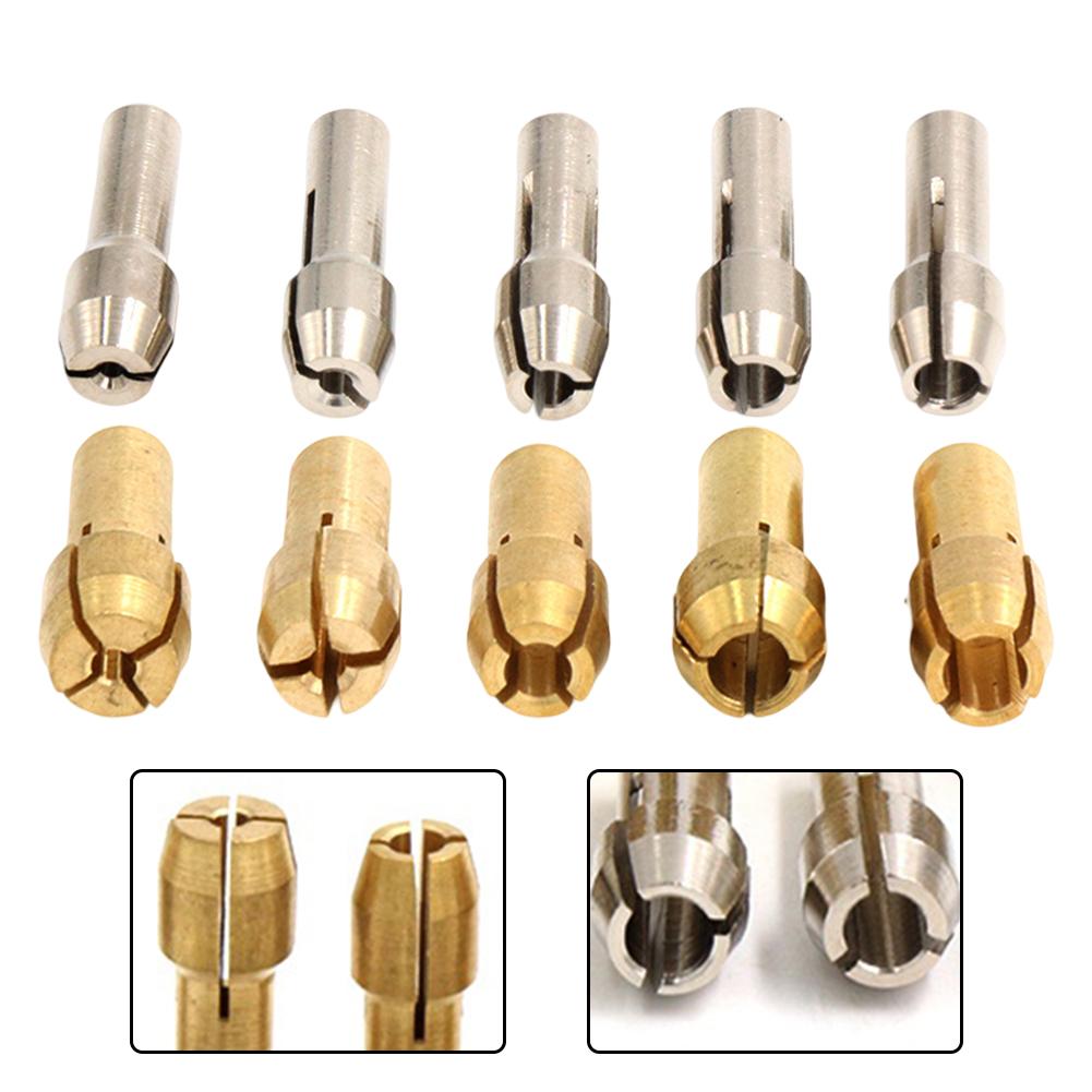 Drill Chuck Set Chuck Adapter 18.12*4.2mm Size Clamping Range 1.0mm-3.2mm Copper & Stainless Steel For DIY Projects DIY Projects