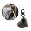 Unisex Bag Pendant Rose Keychain Fashion Statement Key Charm Stylish Key Pendant Unique Key Ornament Perfect for Key Bag