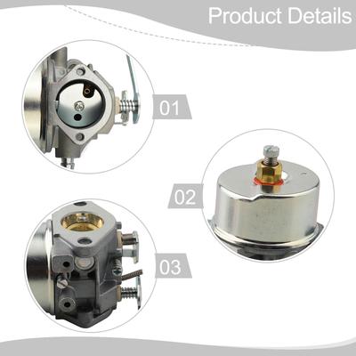 Ersatzteile für Vergaser für Tecumseh 632242 632325 HM100 Passend für mehrere Hhm80 Horizontalmotormodelle