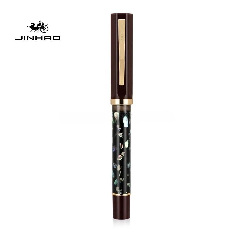JINHAO 58 Pryskyřičné plnicí pero Luxusní hrot F EF Psací inkoustové pero Elegantní kaligrafické inkoustové pero Kancelářské školní potřeby Papírnictví
