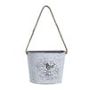 American Country-Style Wrought Iron Wall-Mounted Flower Pot for Creative Dried Flower Decor