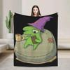 Smiling Friends Pim and Charlie Flannel Blanket Winter Super Soft Throw for Kids Couch Bed Home Streetwear Trend Bedspread