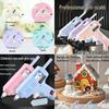 Macaron-Colored Anti-Scald Electric Glue Gun for Kids – 7mm High Viscosity DIY Tool