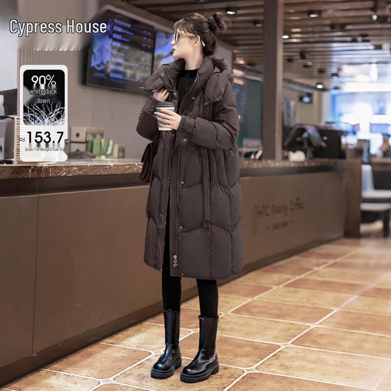 

Si Bai She Women s 90% Down Hooded Puffer Jacket XL