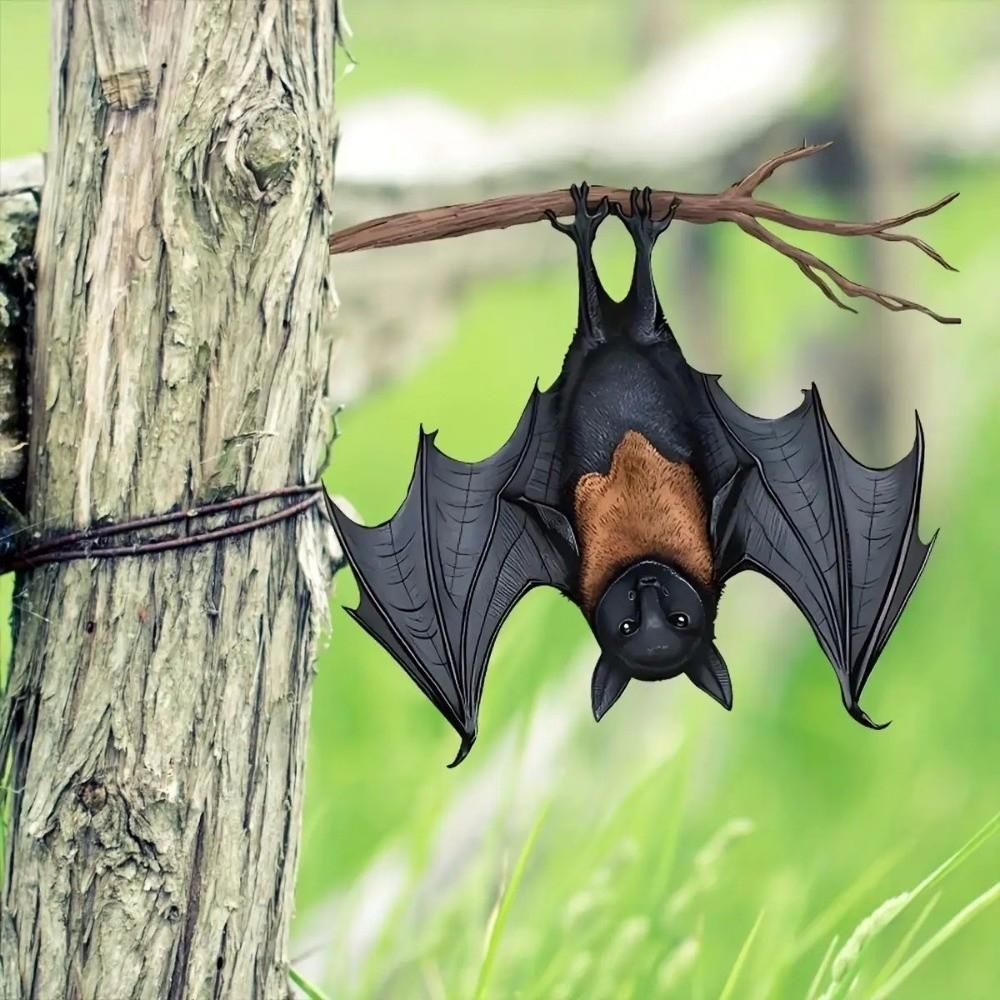 Simulation Animal Halloween Bat Decoration Gothic Style Bat Pendant Home Decoration