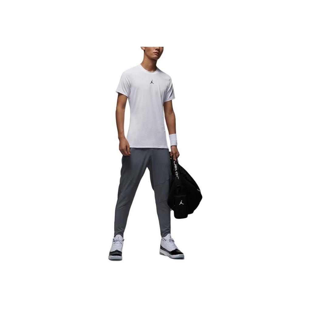 New Jordan Sport T Shirts Men's White/Black HV4100-100