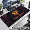 Custom Name Text Mouse Pad AS Roma FC Personalized Desk Pad For Work And Gaming