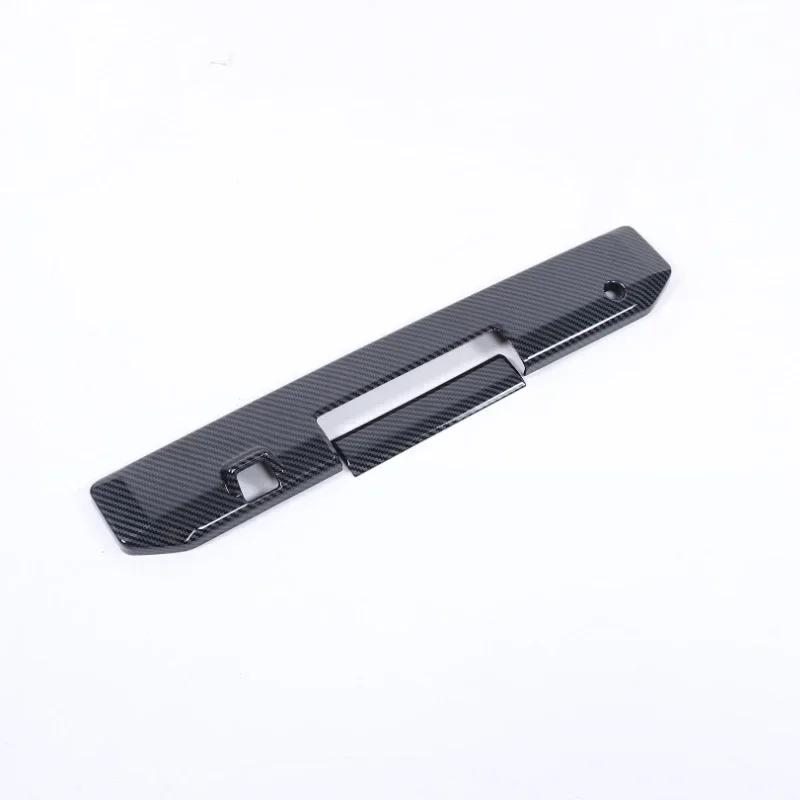 

ABS Glossy Black Car Tailgate Handle Trim Cover For Mitsubishi L200 Triton 2024-2025 Exterior Decorative Trim Accessories Carbon Fiber