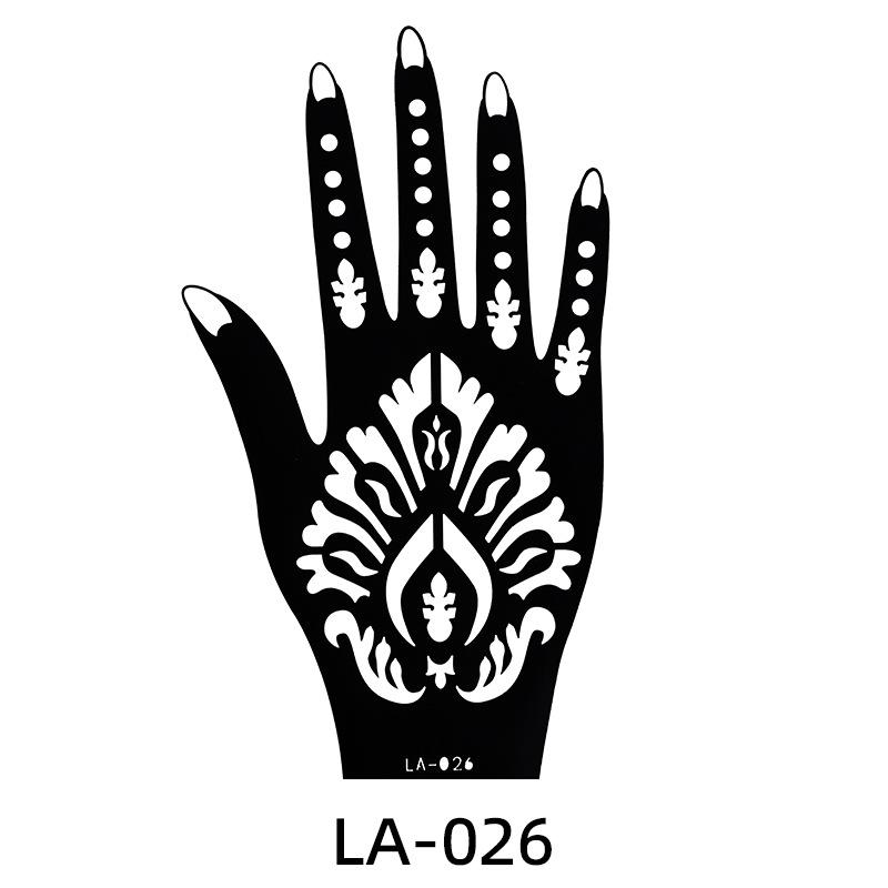 Hollow Tattoo Sticker Waterproof Indian Hannah Tattoo Template Hand Painted Diy Painted Hand Tattoo
