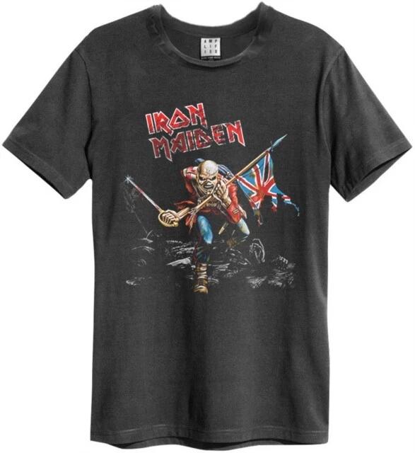 

Maiden - 80s Tour Amplified Vintage Charcoal T Shirt 2XL