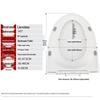 Larsd Thickened Soft-Close Toilet Seat