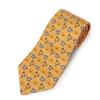 Used Tie Chicken Silk Orange Unique