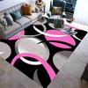 Stylish Geometric lines Washable Modern 3D Printing Carpet Mat for Living Room Bedroom Toilets Home Decoration Rugs