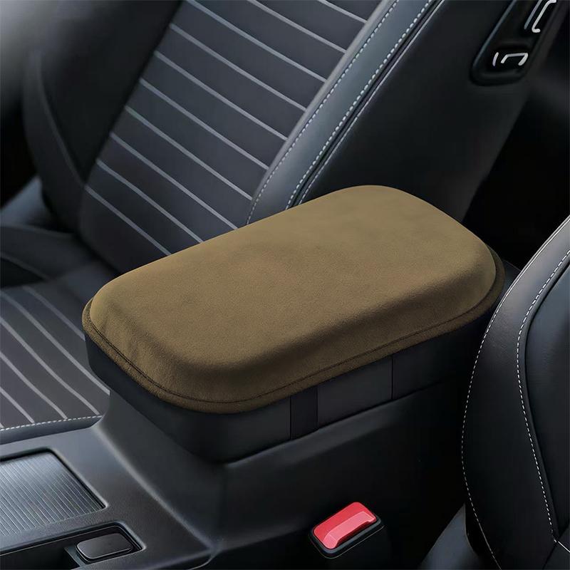 Car Armrest Cushion Booster Pad Central Armrest Box Plush Pad Protection Cover Anti Scratch Universal Heightening Pad