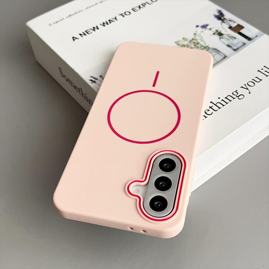 Ultrathin Magsafe Case for Samsung Galaxy A56 A36 A16 A26 A06 A55 A35 A25 A15 A54 A24 A34 A14 A05S Wireless Charge Soft Cover