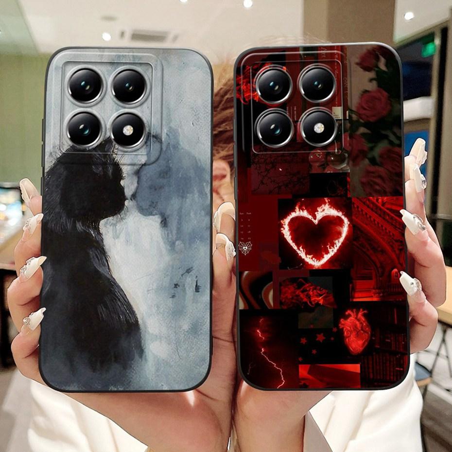 Fashion Painting Phone Case For Xiaomi 14T Pro Soft Silicone Shockproof Cover For Xiaomi 14T 5G 14TPro Cases Bumpers