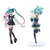Hatsune Miku Figura Coleccionable - Escritorio Lindo, Juguete PVC de Anime, Regalo Ideal para Niñas, Muñeca de Accin Minia