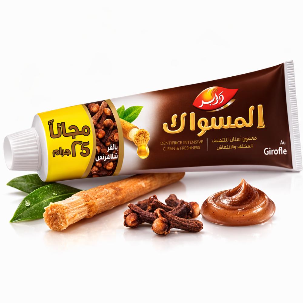 Dabur - Dentifrice Miswak au Girofle 50g+25g -