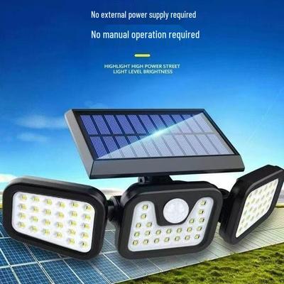 Rotatable Solar Wall Light: Waterproof Outdoor Street & Courtyard Lighting with Motion Sensor