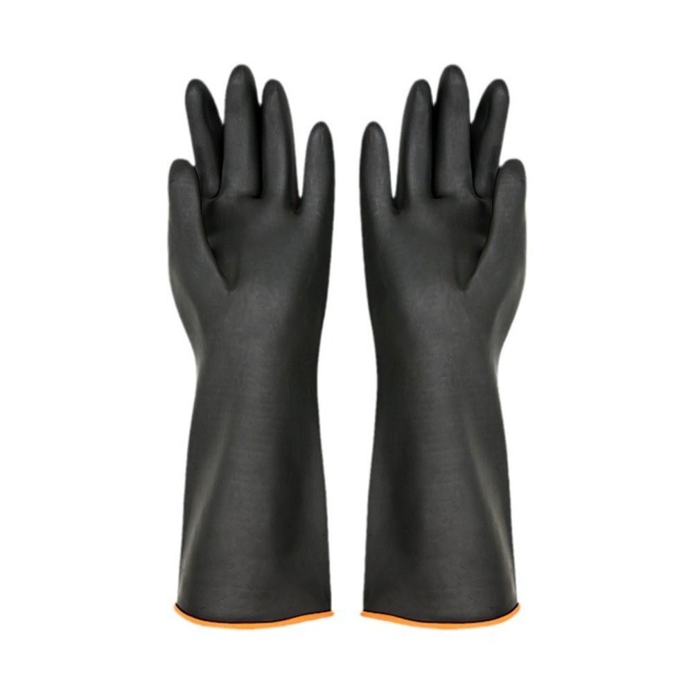 Acid and Alkali Resistant Labor Protection Gloves Chemical Resistant Oil Resistance Latex Glove Wear-Resistant Thickened
