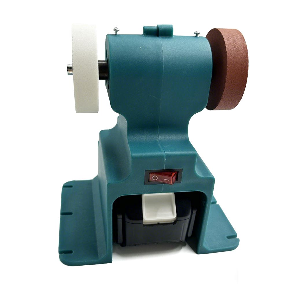 Tool Parts Mini Bench Polisher Fit for Makita 18V Battery, Electric Sander for Crafts,Small Grinding Machine for DIY Metal Wood