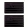 2pcs Black American Flag USA Sticker Decal for Car 3D US American Flag Emblem Decals for Trucks 5" X 3" for For Car Motorcycle