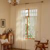 140m Lace Window Screening Hollow Lace Tassels Curtain Voile Tulle Curtains  Home Decor