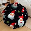 1 Stück Automatischer Klappschirm mit Weihnachtsmann - Kompaktes 8-Rippen-Design, Perfektes Geschenk für Freunde & Familie yy250926016