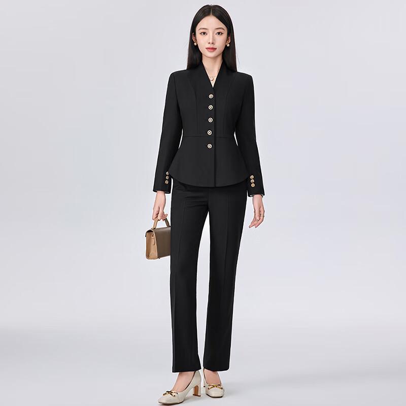 Teluoman Women s Professional Business Suit Set L