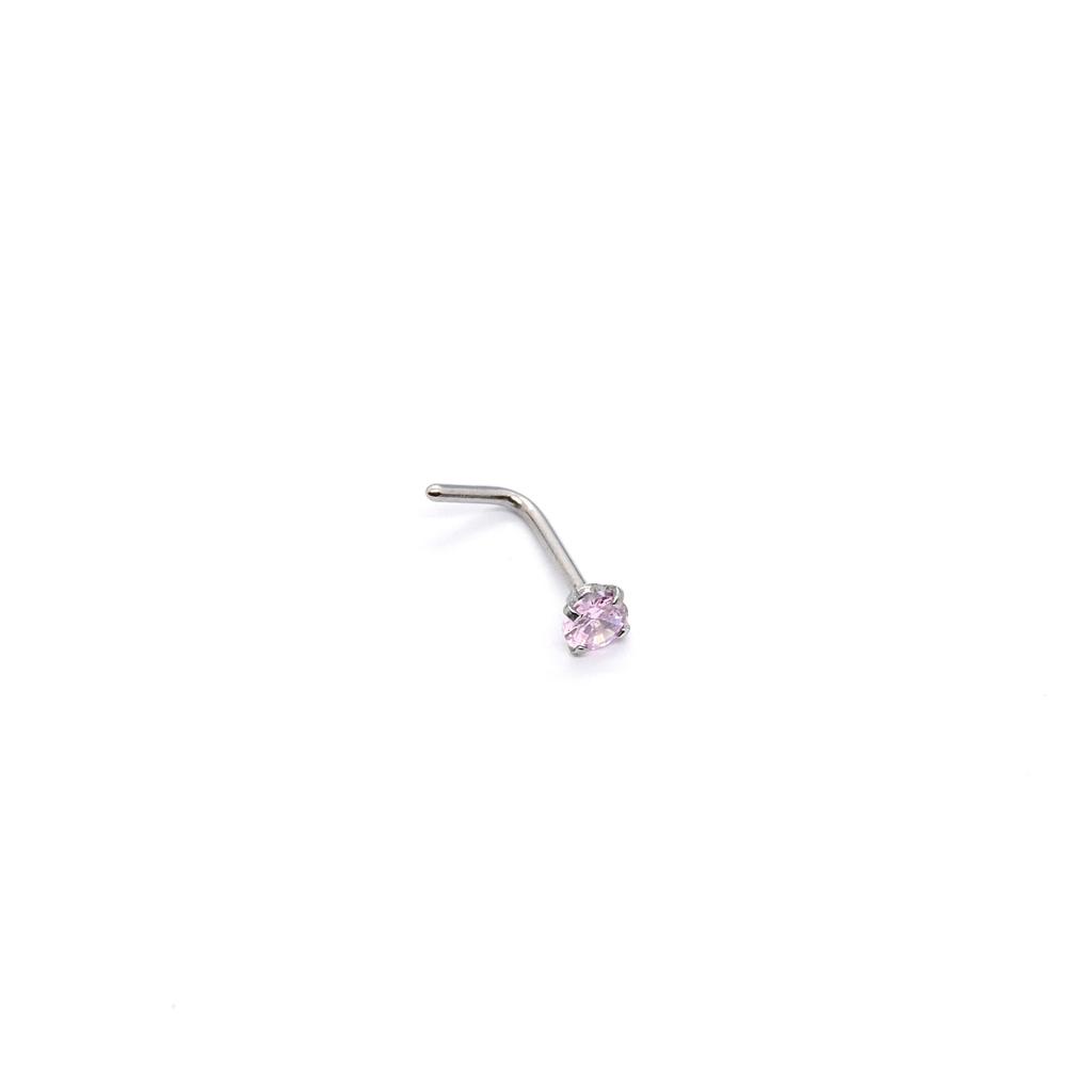 Straight Nose Stud L Nose Stud 5-character Nose Stud European and American Puncture Jewelry, Nose Ring