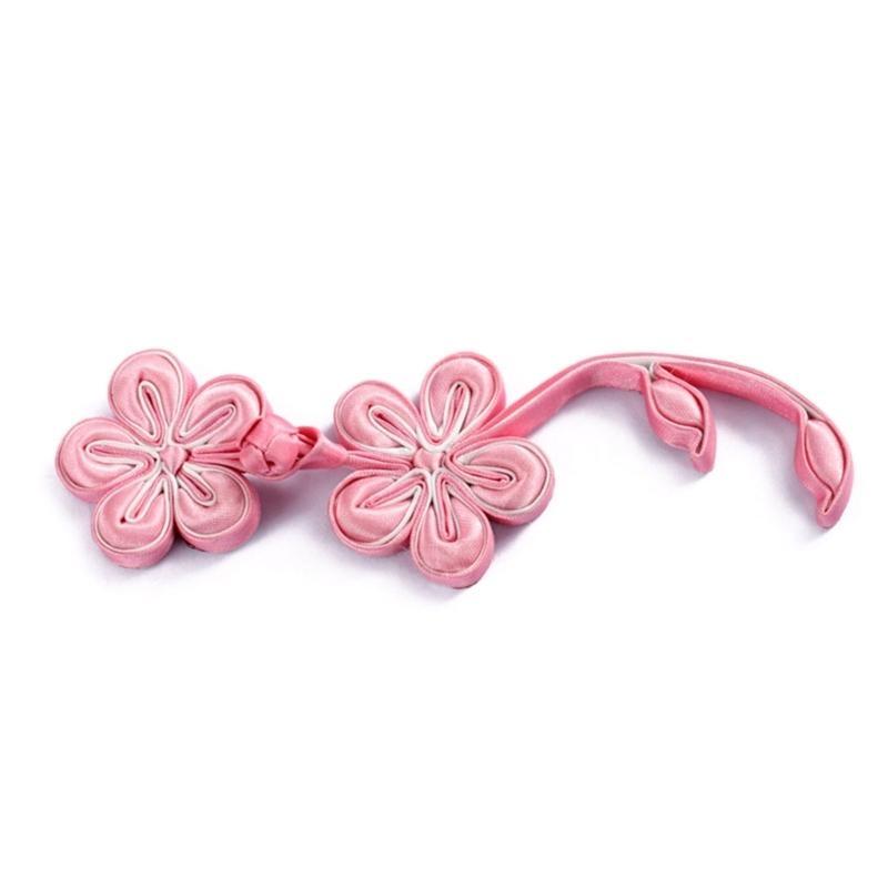 B0KB Chinese Buttons Cheongsam Closure Sewing Fasteners Flower Chinese Buttons DIY Chinese Decorative Buttons for Women