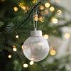 6cm/3.5cm Christmas Hanging Balls Plastic Christmas Tree Pendants  Hotel Office Decor